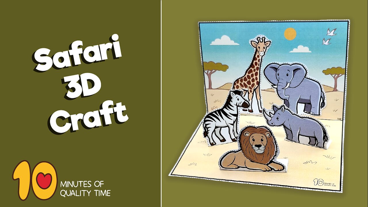 Safari 3D Craft