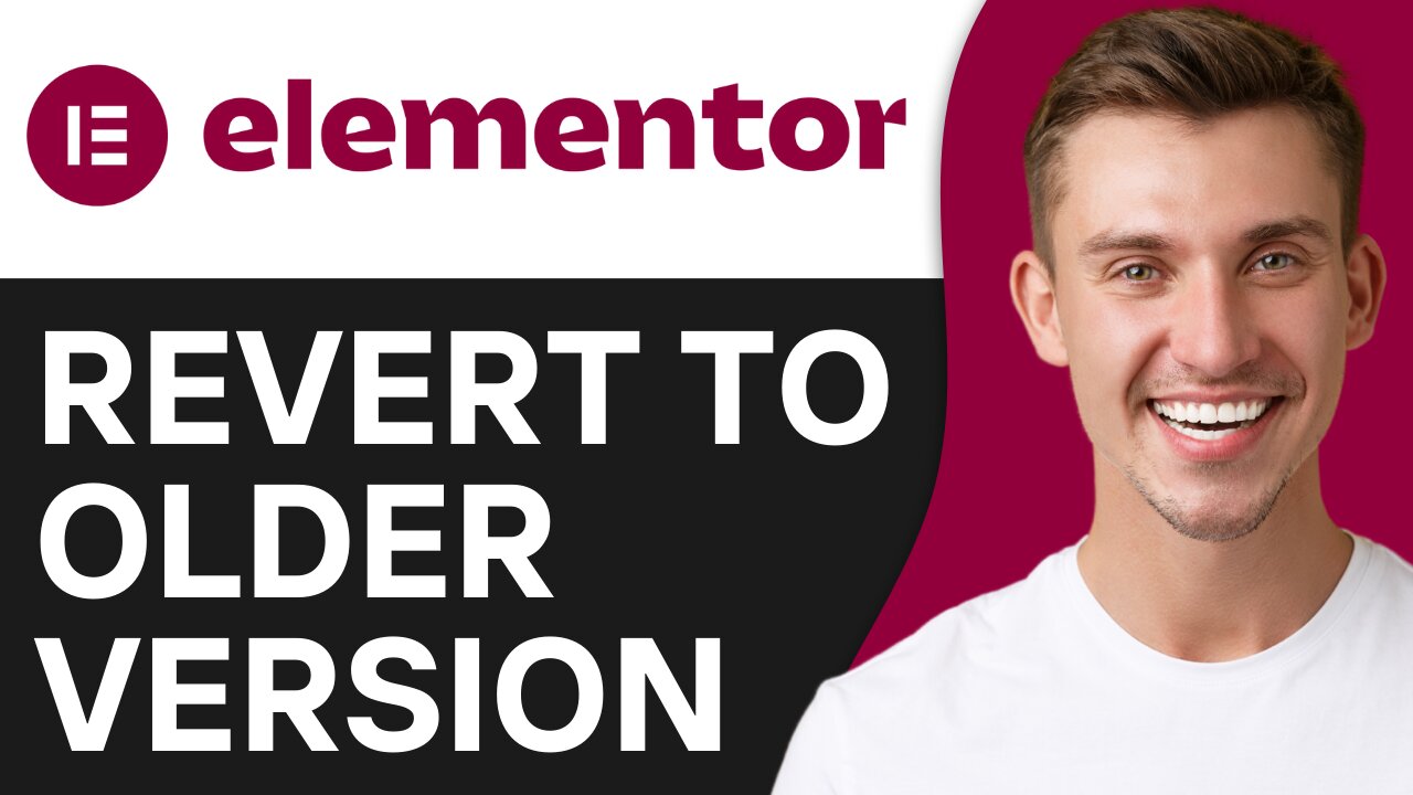 HOW TO REVERT TO OLDER VERSION OF ELEMENTOR