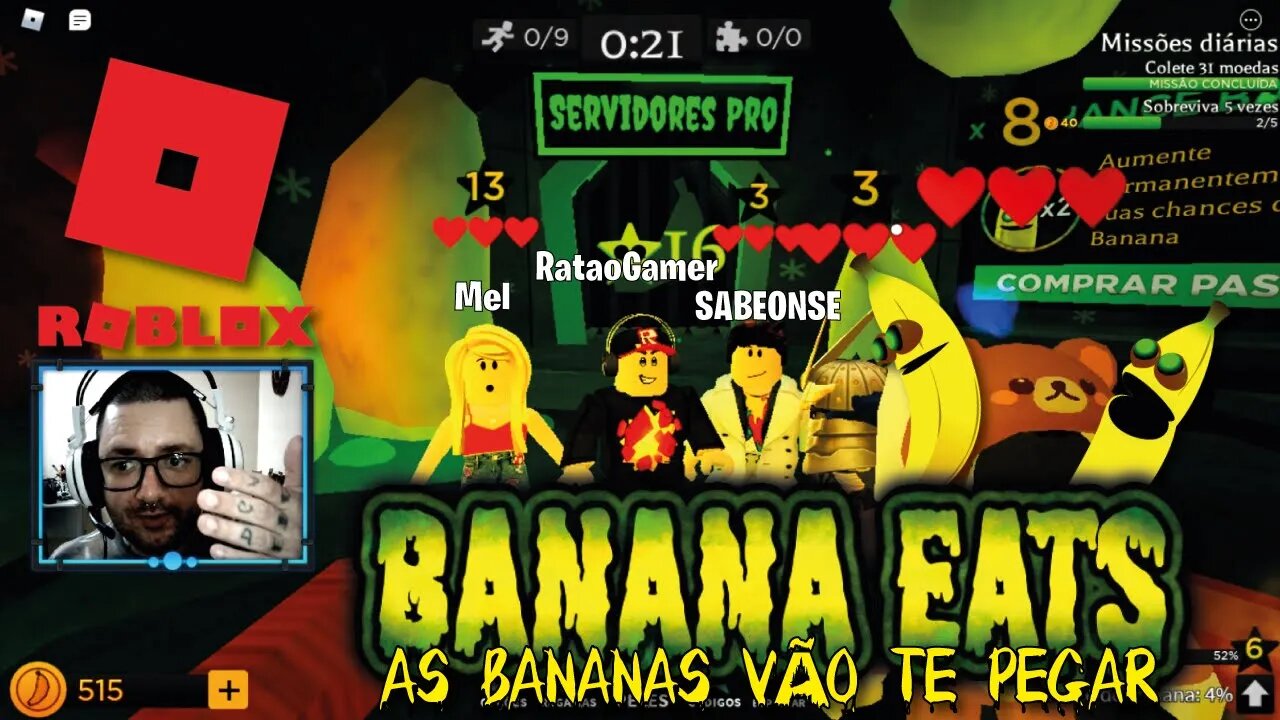 AS BANANAS VÃO TE PEGAR #BananaEats #Roblox