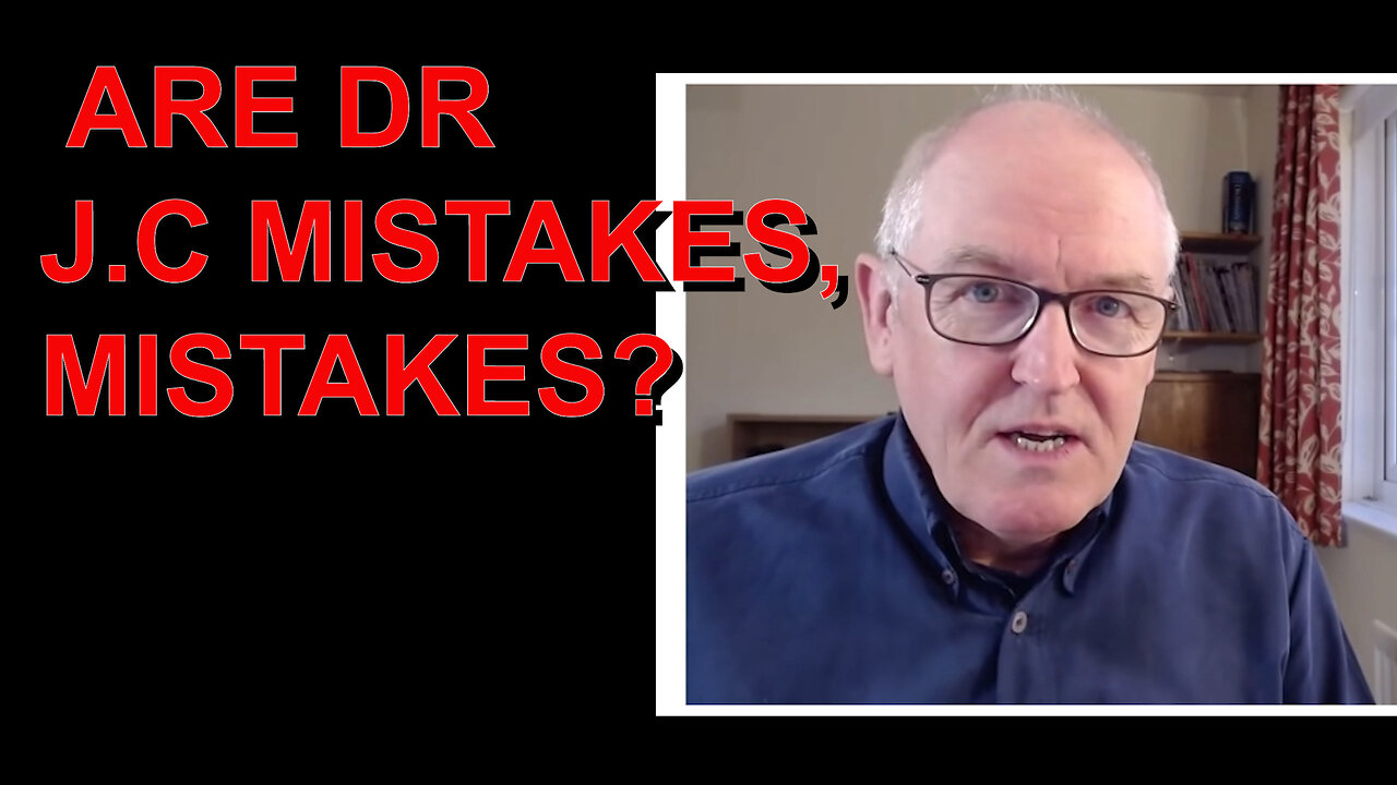 ARE DR J.C'S MISTAKES, MISTAKES?