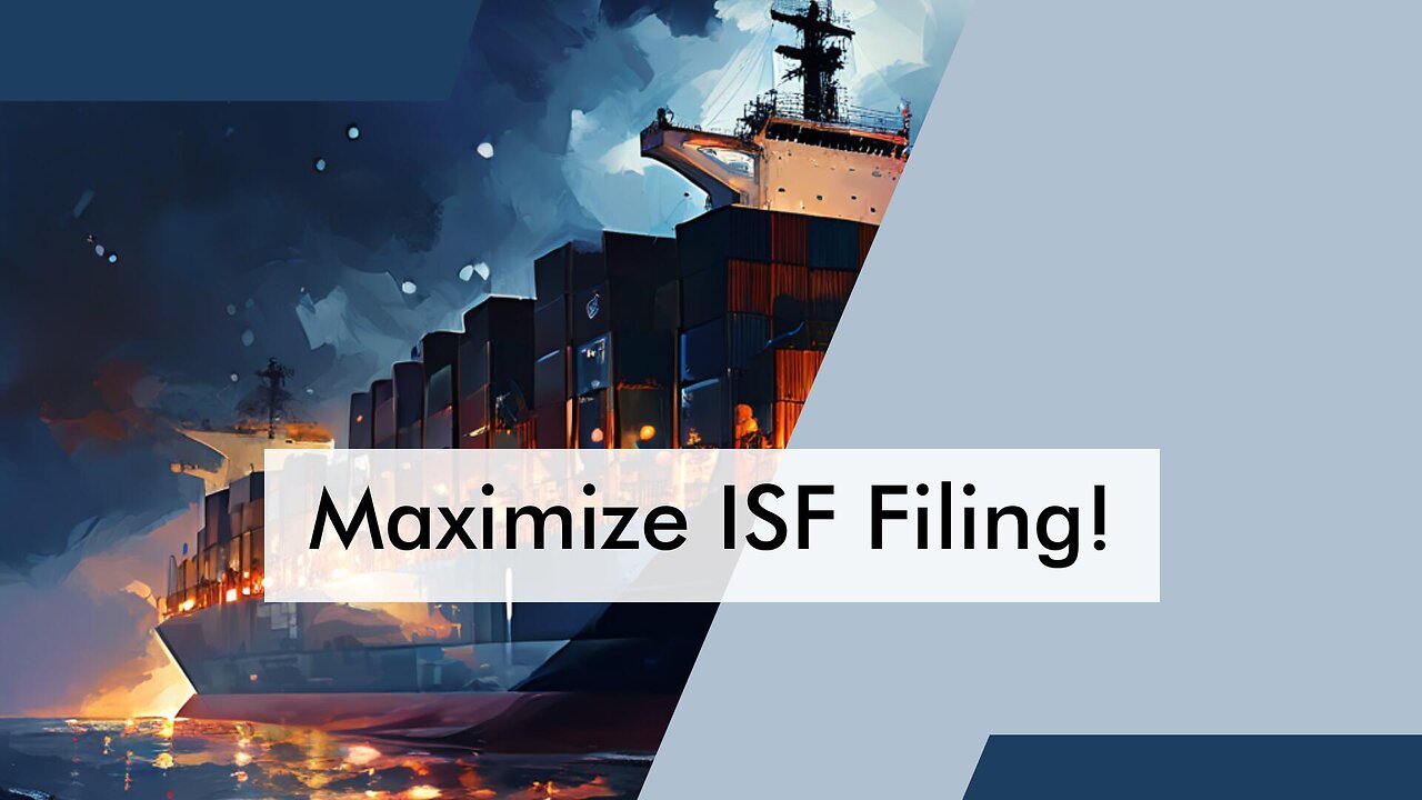 Boost Your Customs Brokerage Productivity with EDI for ISF Filing