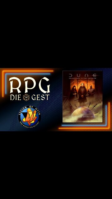 Overview of DUNE RPG character creation | #PRGDieGest #shorts