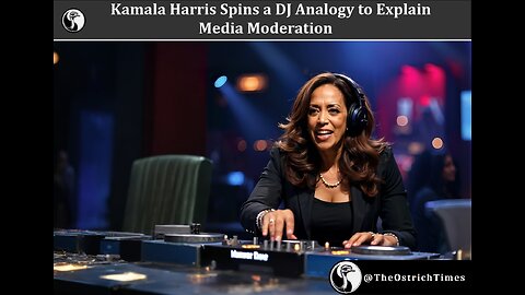 Kamala Harris Spins a DJ Analogy to Explain Media Moderation