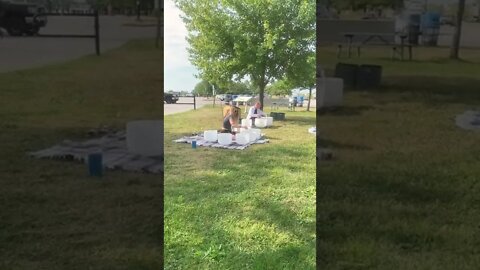 Yoga in the park