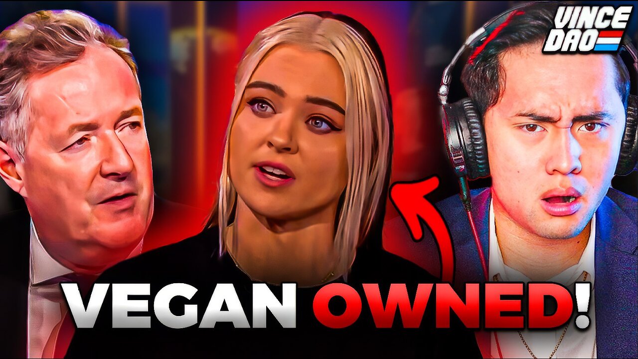 Annoying Vegan Activist SILENCED By Piers Morgan & Tomi Lahren