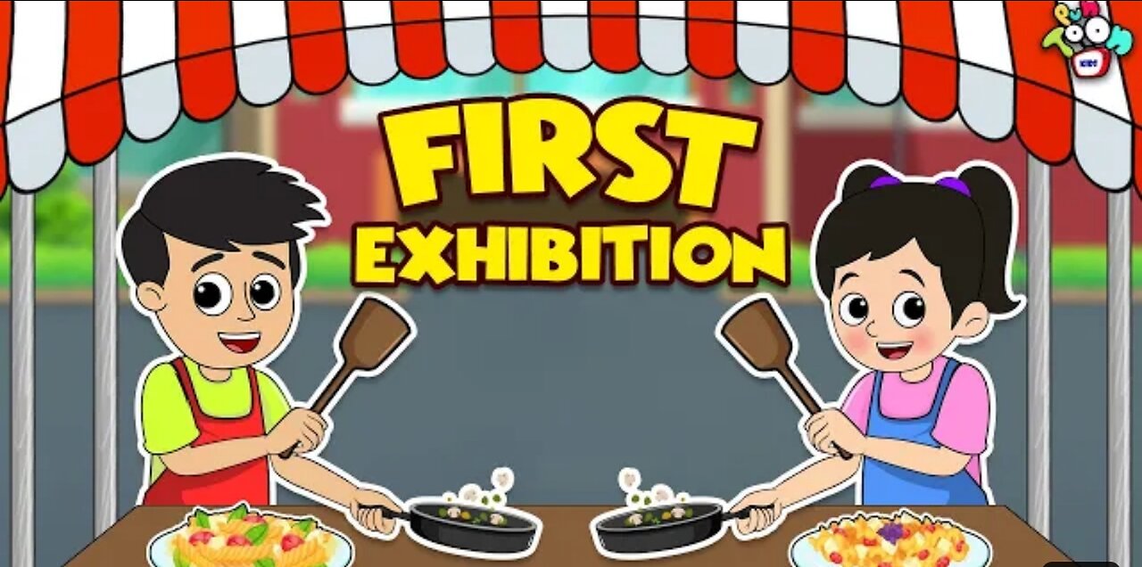 Try New Things | First Exhibition | Animated Stories | English Cartoon | Moral Stories |