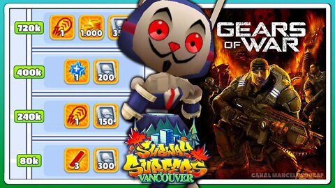 Subway Surfers Vancouver 2021 | Gears of War fazendo 15 anos | Recorde com Frankette