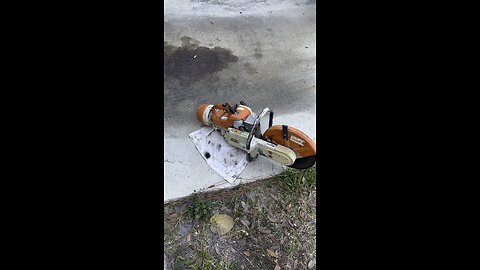 Stihl TS 350 CutQuick Made 4/20/1988 West Germany