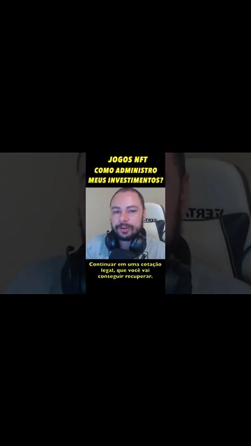 COMO EU ADMINISTRO OS MEUS INVESTIMENTOS EM JOGOS NFT