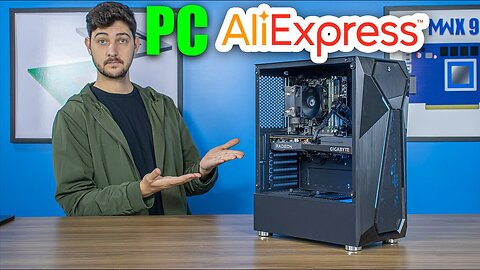 MONTEI UM PC GAMER DE 2200 REAIS COM PEÇAS DO ALIEXPRESS