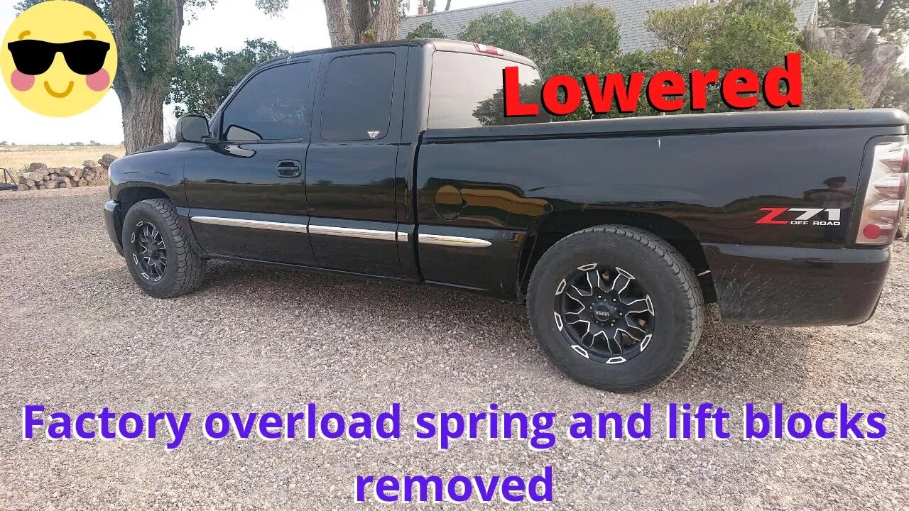 How to lower a GMC Sierra