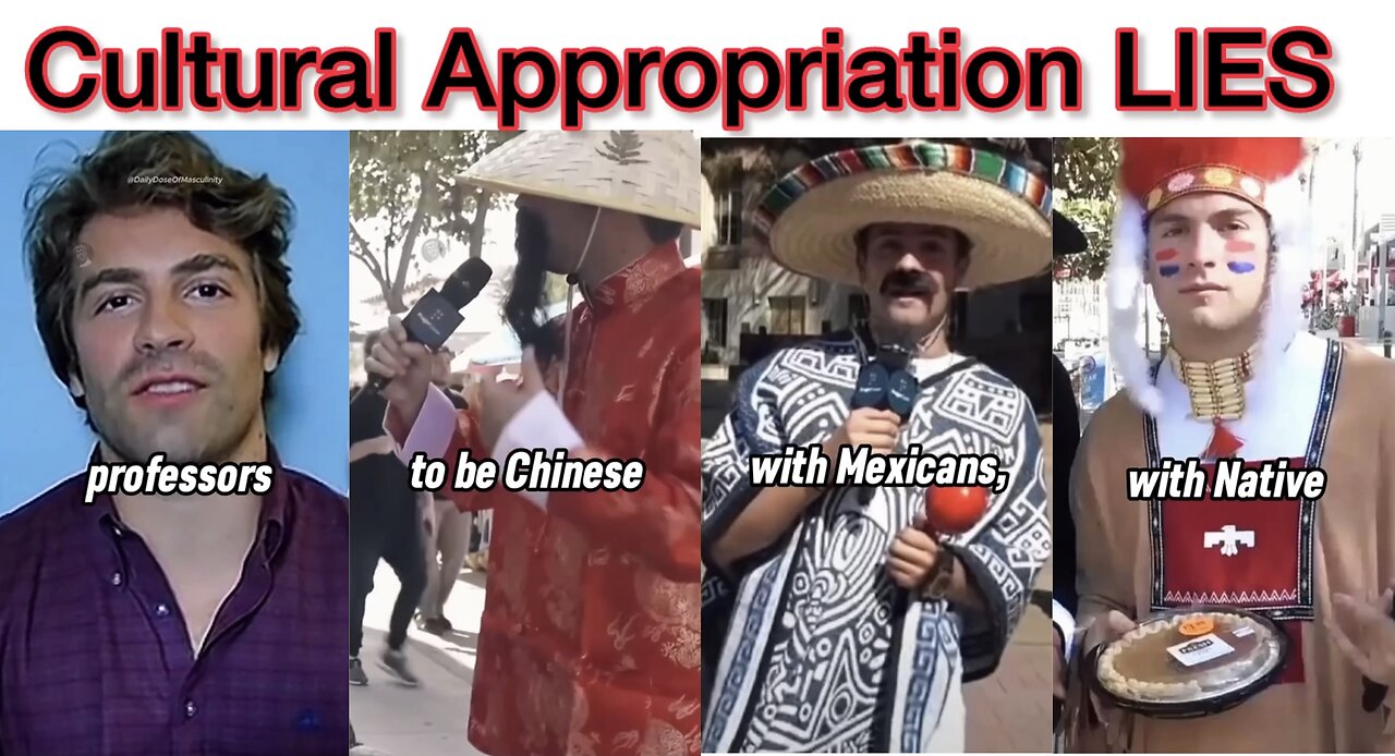 CULTURAL APPROPRIATION is a Disease CREATED by a NARROW MIND!