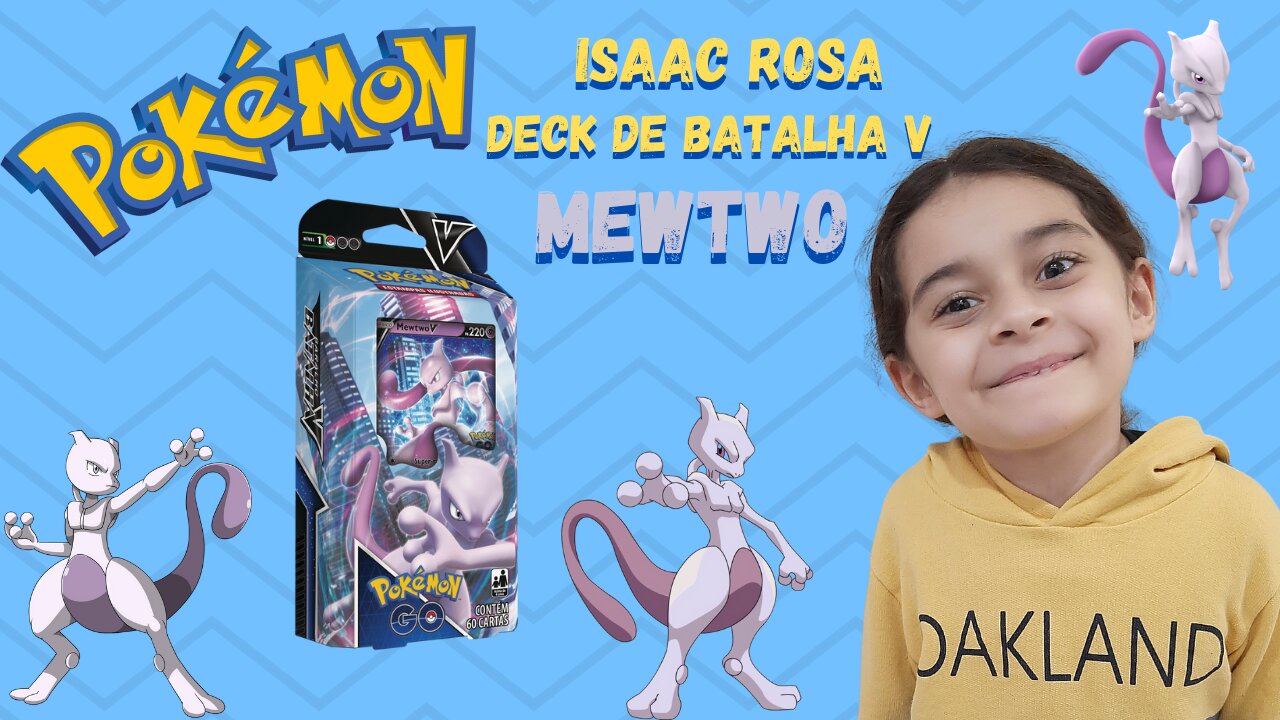 DECK DE BATALHA V MEWTWO / POKEMON BARALHO BATALHA MEWTWO V / DECK UNBOXING