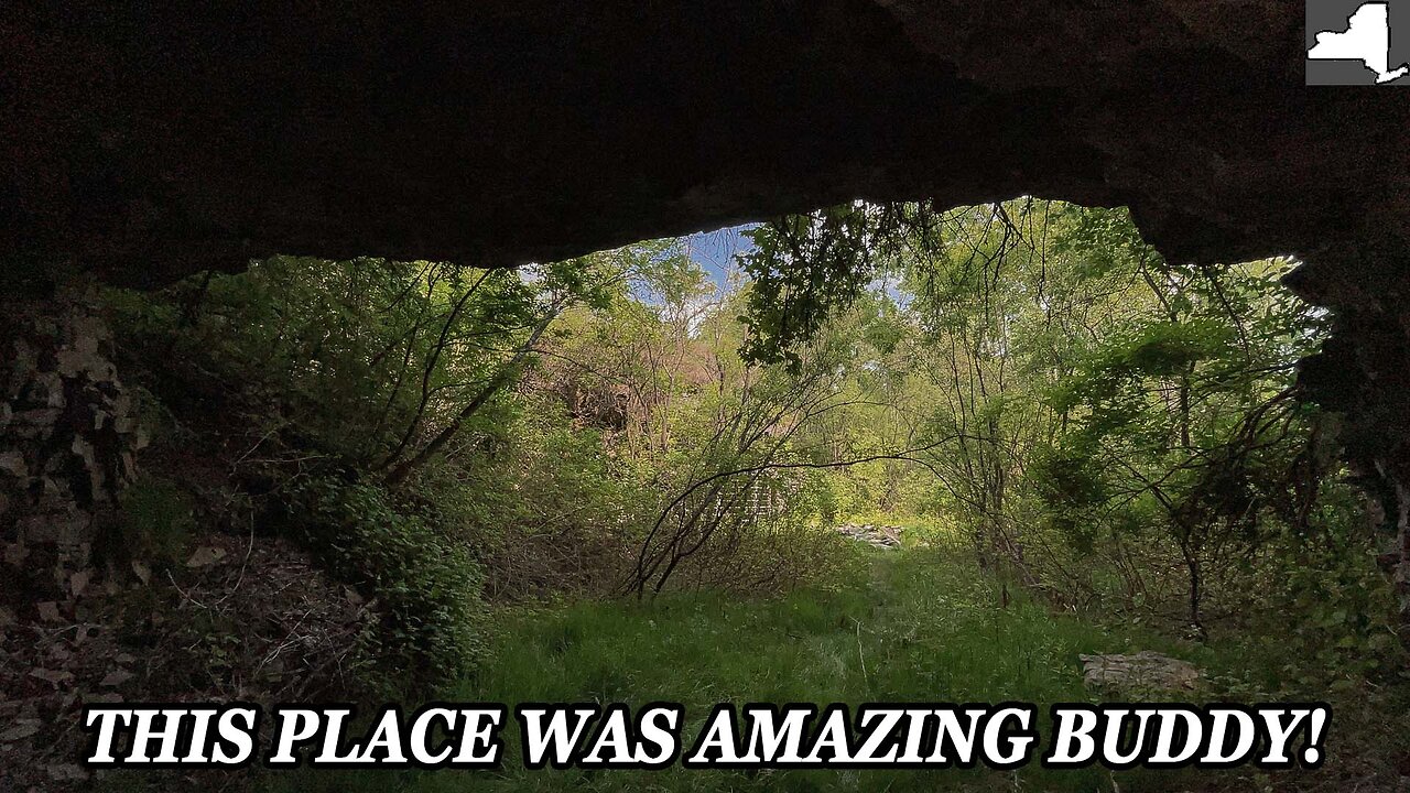 FOUND A SECRET CAVE AT AKRON FALLS