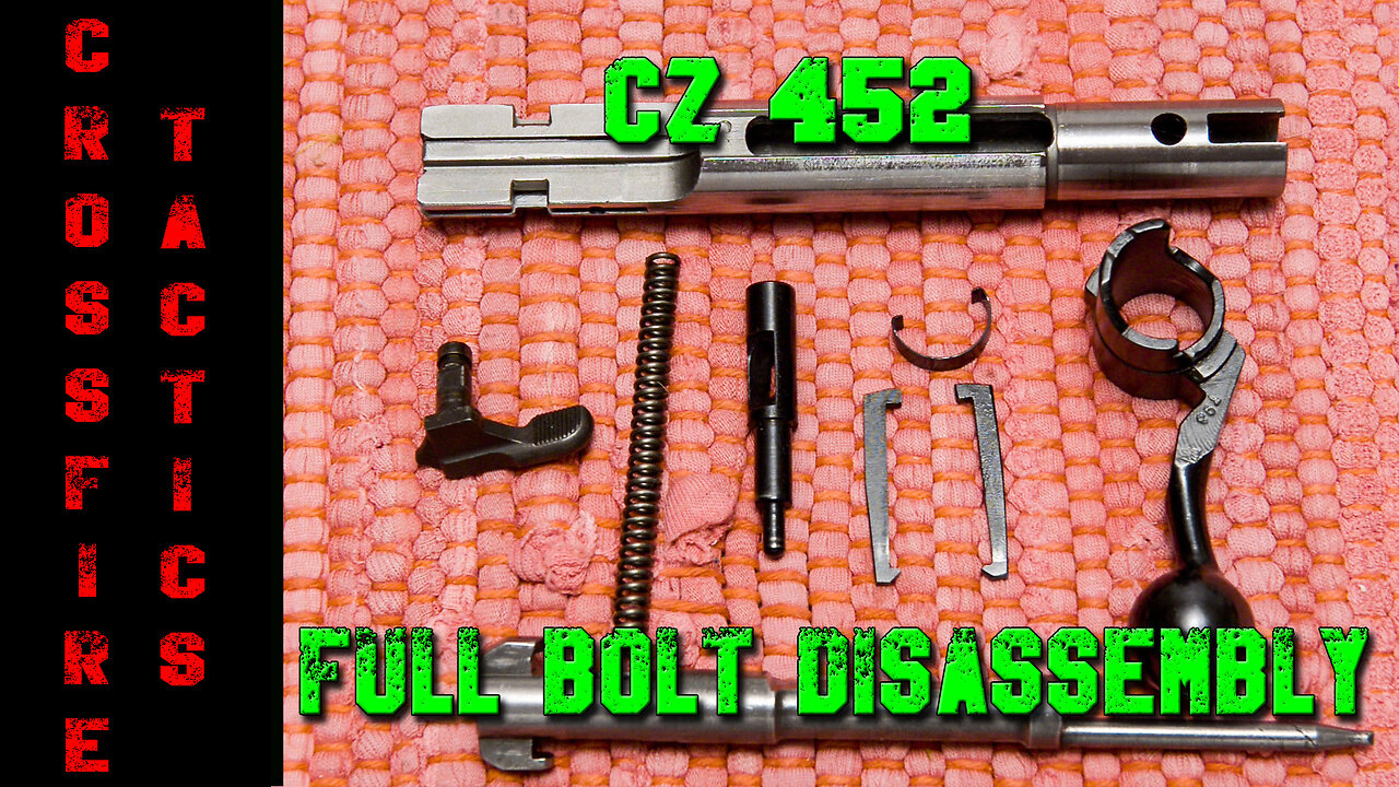 CZ 452 - Full bolt disassembly - "How to" Tutorial