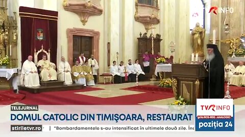 FiloVaticanistul Selejan se ROAGA CU VATICANISTII si alte culte la "slujba" vaticanista, Timisoara