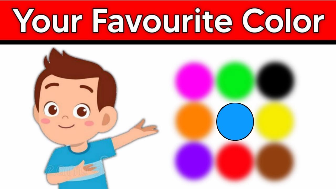 This video will Accurately Guess Your Favourite Color!! 🤯