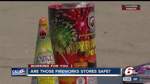 Are those fireworks stores safe?