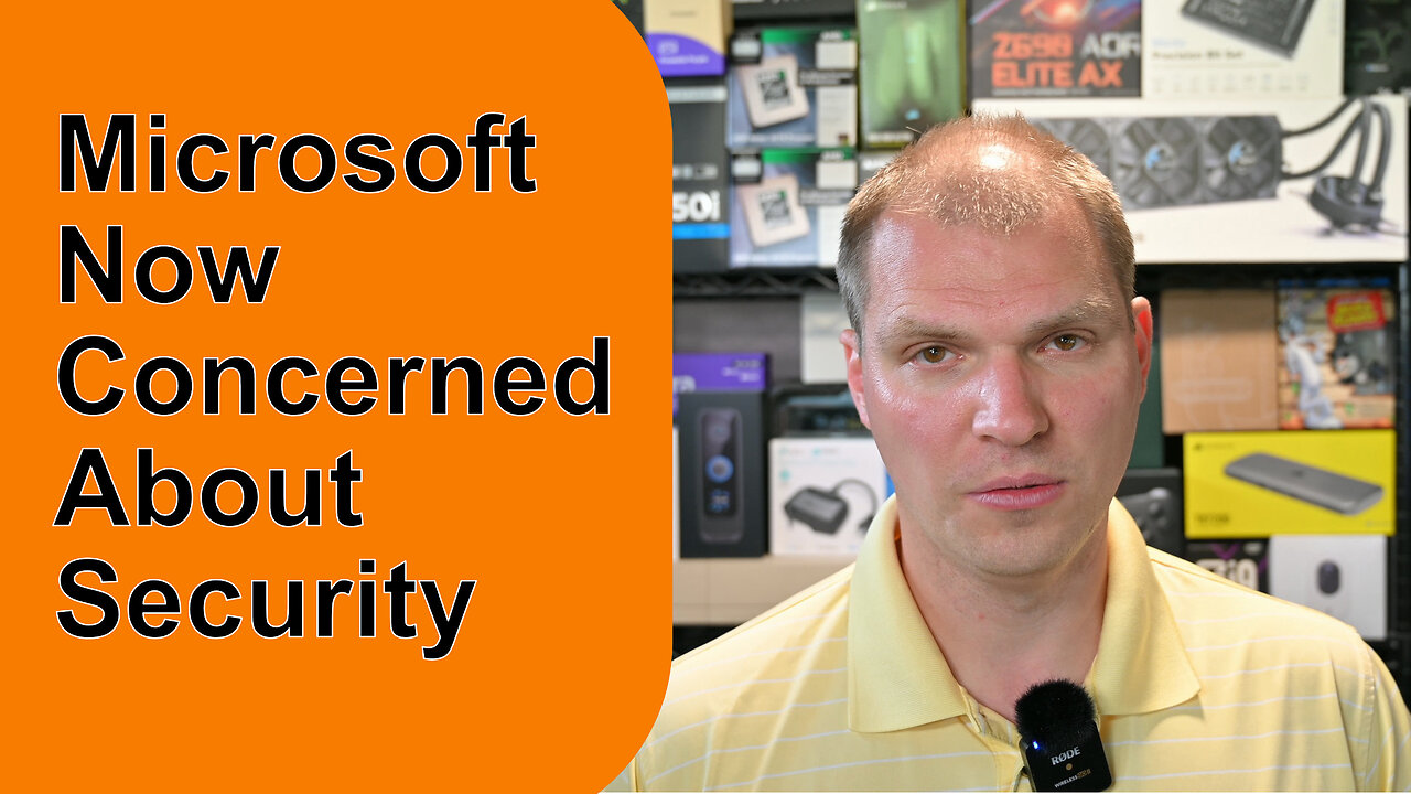 Microsoft Now Concerned About Security