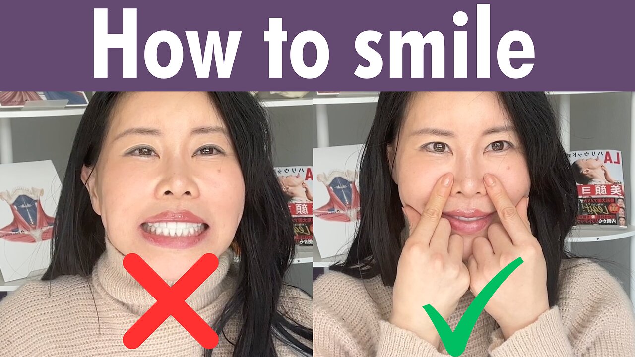 How to smile with my teeth