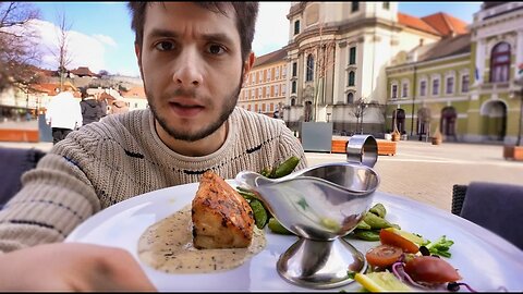 HUNGARIAN Food in a Medieval Town!! 🇭🇺