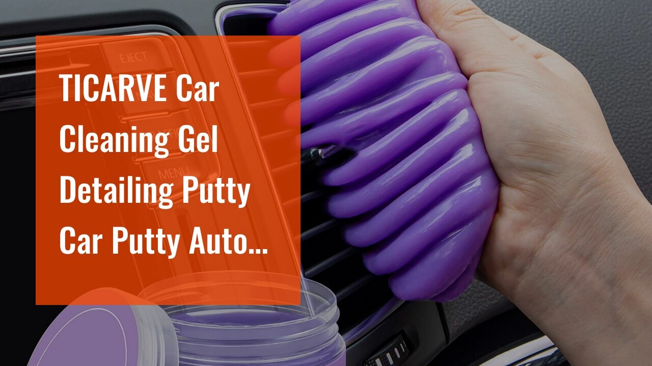 TICARVE Car Cleaning Gel Detailing Putty Car Putty Auto Detailing Tools Car Interior Cleaner Cl...