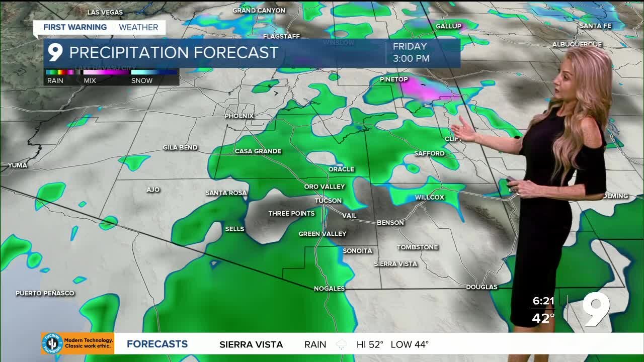 More rain and mountain snow coming