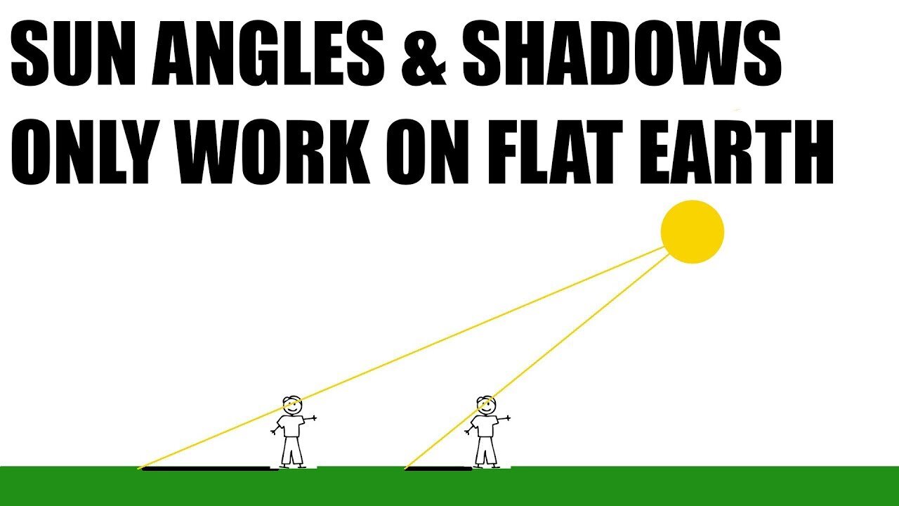 Sun Shadows Only Possible on Flat Earth, Not Globe