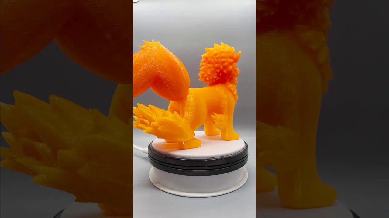 Large Arcanine 3D Print Time Lapse #Shorts