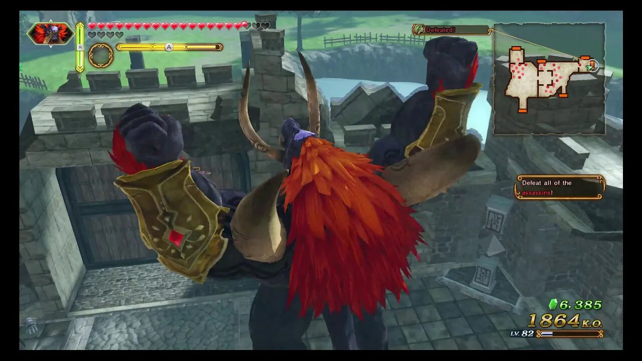 Hyrule Warriors DE - Challenge Mode: Ganon's Fury - Survival Battle Level 4 (A Rank)