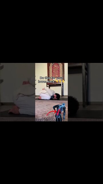 Do this immediately if your lower back isn’t happy 🧘‍♂️