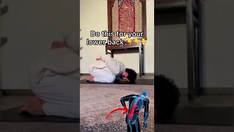Do this immediately if your lower back isn’t happy 🧘‍♂️