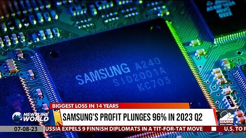 Samsung’s profit plunges 96% in the 2nd quarter of 2023