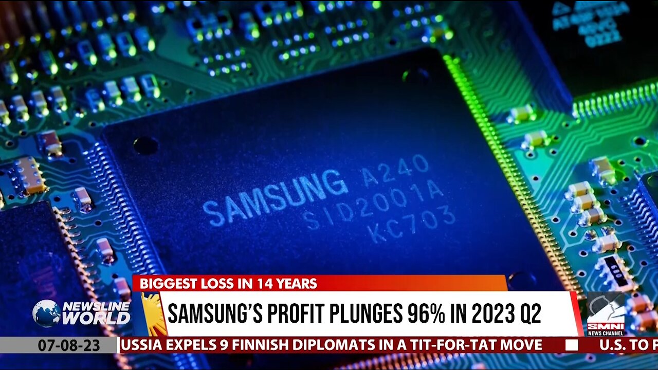 Samsung’s profit plunges 96% in the 2nd quarter of 2023