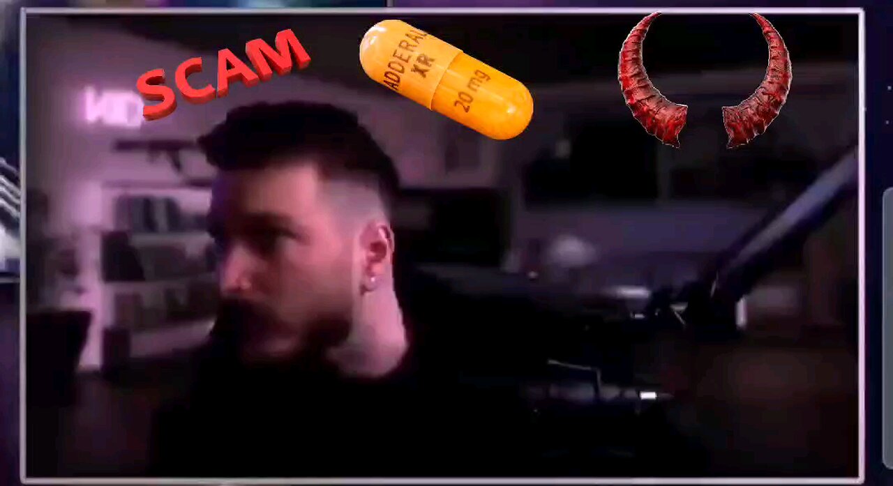 Twitch streamer atheist Trump Hater loves his adderrall!