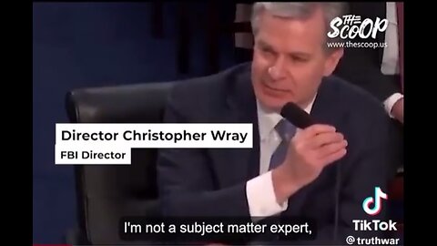 Christopher Wray Pretending Not to Know The Presidential Records Act