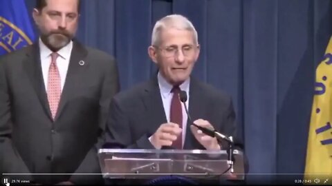 Dr. Fauci Says Asymptomatic Transmission Doesn't Drive Epidemics