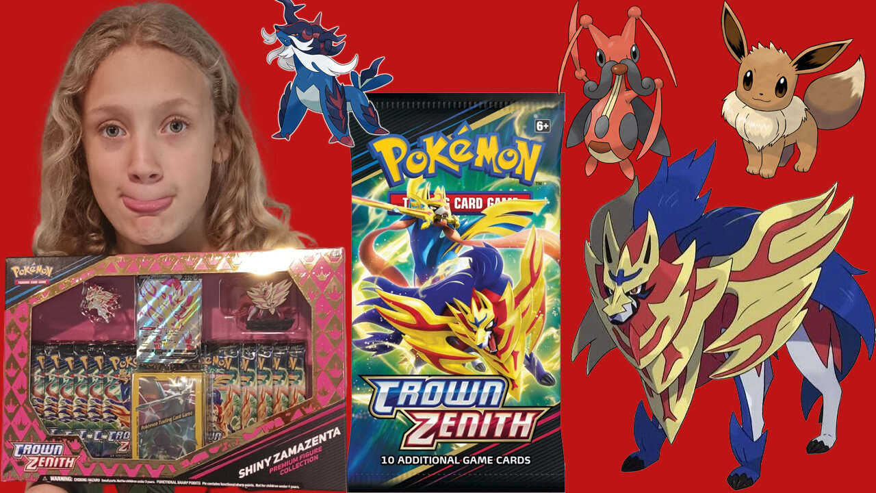 Crown Zenith Premium Figure Collection (Shiny Zamazenta) Pokémon Cards!