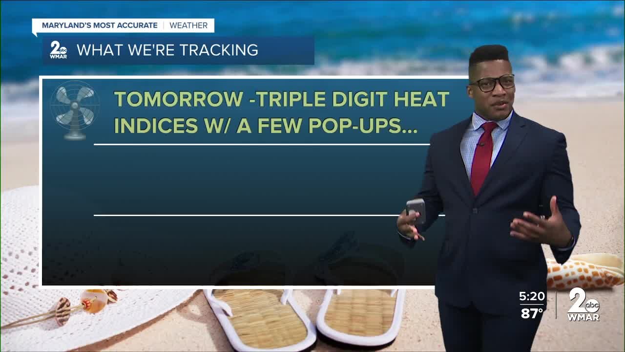 WMAR-2 News Patrick Pete's Monday weather