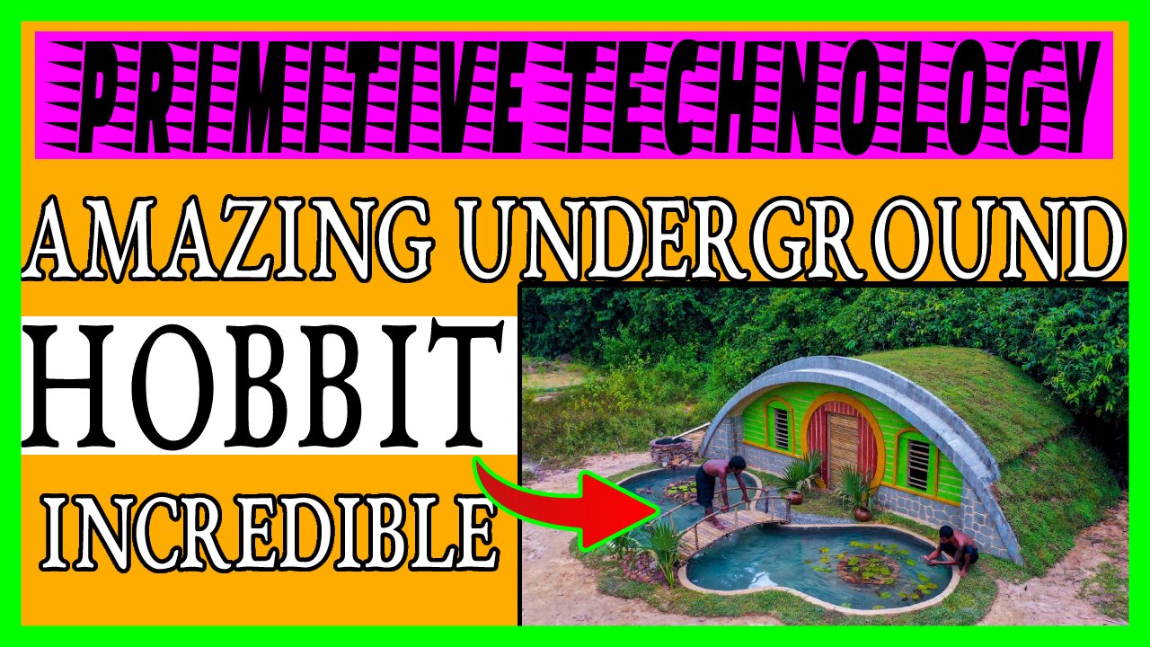 Build The Most Amazing Underground Hobbit Villa With Decoration Living Room