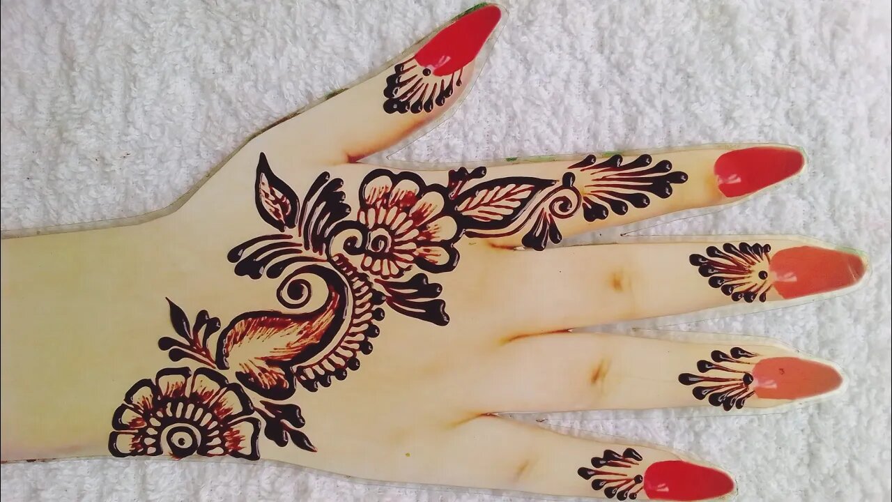 Latest Mehndi Design | Simple Back Hand Mehndi Designs | Sana Designs