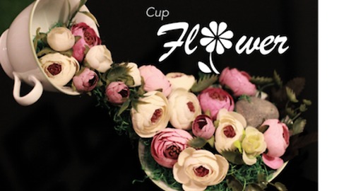 DIY How to make a flowing Flower Cup