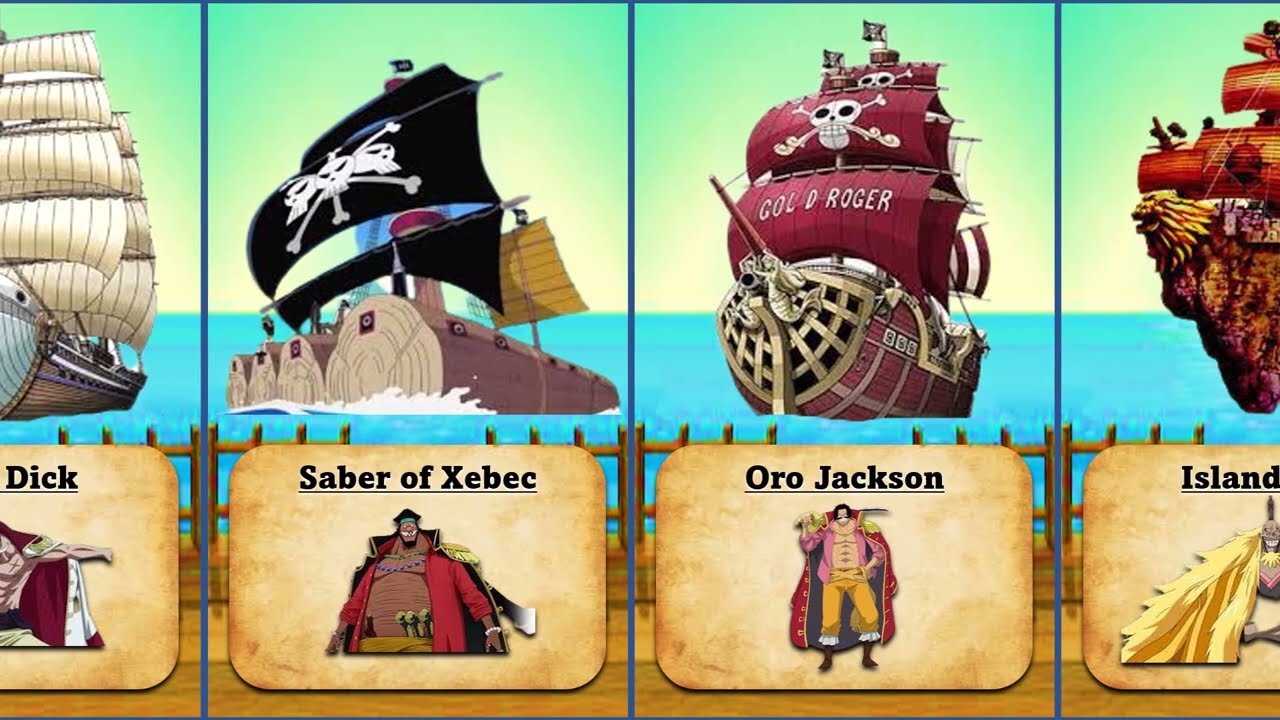 Pirate Ships Name in One Piece