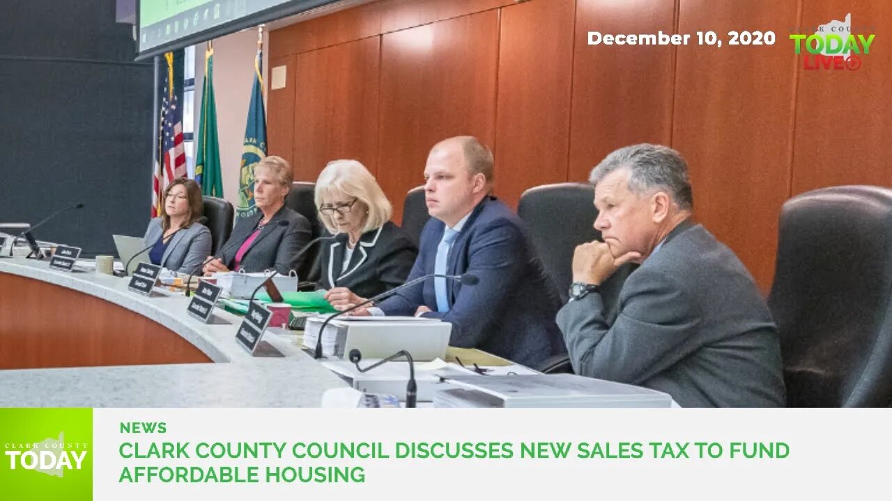 Clark County Council discusses new sales tax to fund affordable housing