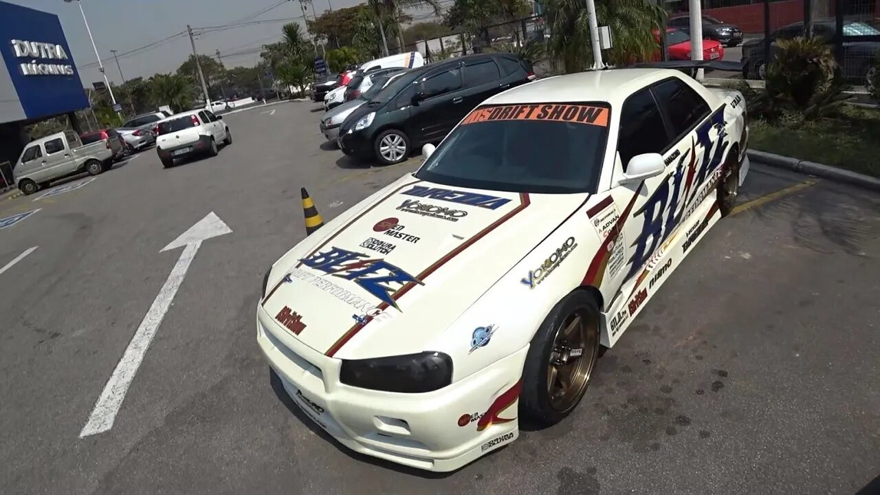 O ÚNICO SKYLINE R34 BLITZ DO BRASIL E INGRESSOS GRATIS PRO DRIFT SHOW