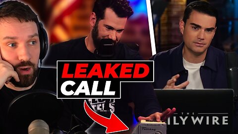 "Right Wing Infighting: Shapiro and Crowder in Phone Call Drama"