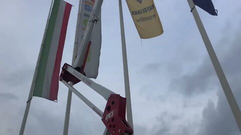 Khalistan Referendum Italy | Khaliaan Flag Hoisting