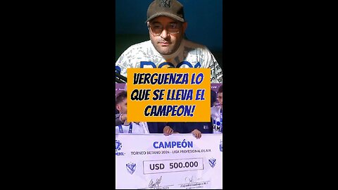 Verguenza lo que se lleva Velez el campeon del futbolargentino !