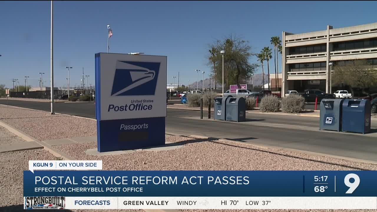 Postal Service Reform Act passes, boosting local post office's outlook