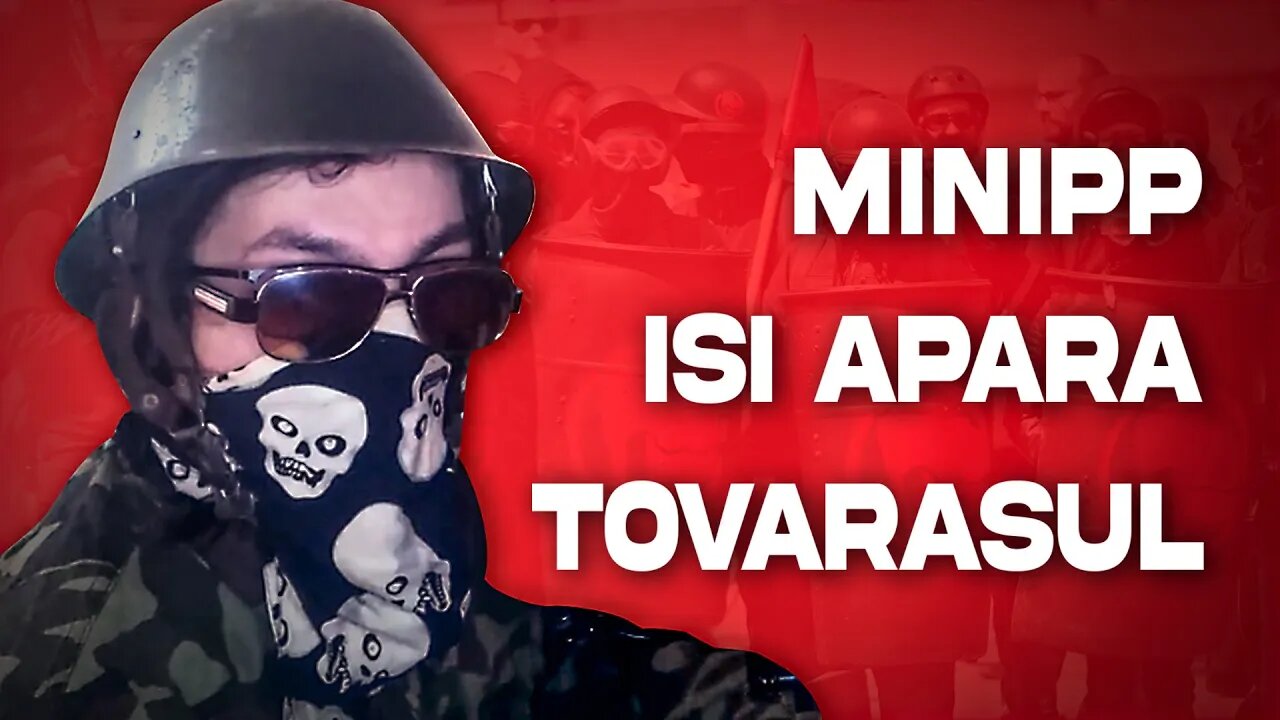 Membru Antifa,MiniPP isi apara un tovaras.